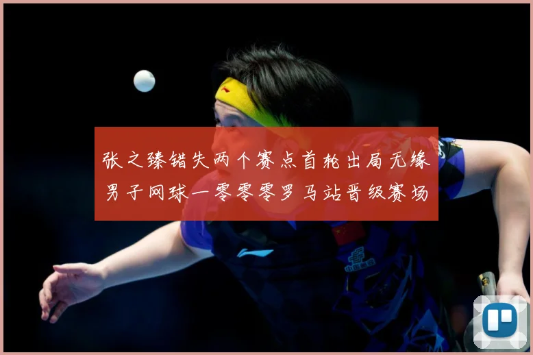 张之臻错失两个赛点首轮出局无缘男子网球一零零零罗马站晋级赛场观察